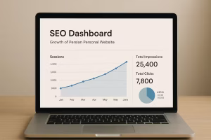 رشد بازدید و سئو در سایت شخصی 
