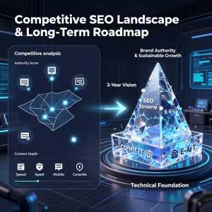 نالیز رقبا و تدوین استراتژی سئو بلندمدت برای رشد پایدار سایت