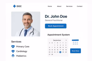 امکانات ضروری در طراحی سایت پزشکی