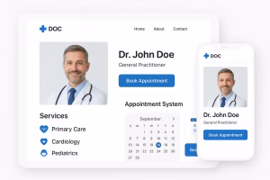 طراحی ریسپانسیو سایت پزشکی