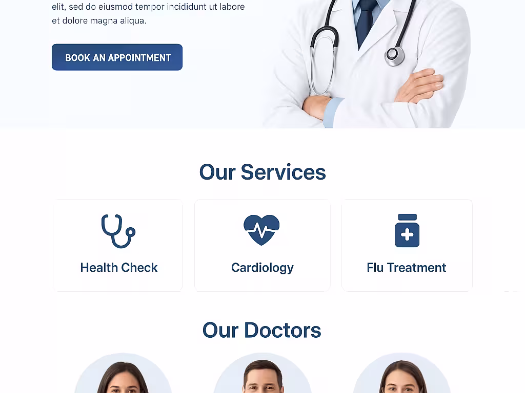 طراحی سایت پزشکی